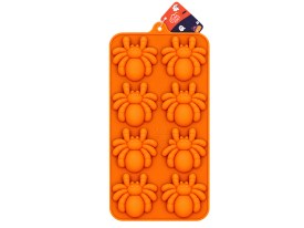 Molde silicona 8 arañas Halloween